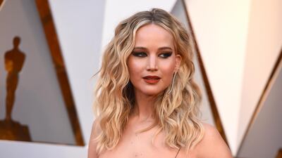 4. Jennifer Lawrence, $18 million (Dh66.1 million). AP Photo