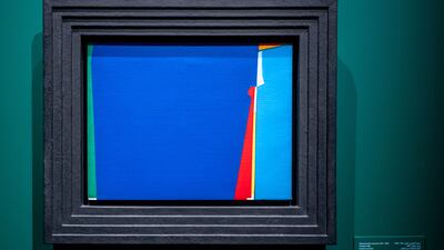 An untitled work by Lebanese artist Saliba Douaihy. Victor Besa / The National