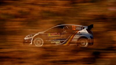 Francois Delecour and Dominique Savignoni of France compete in their Ford Fiesta RS WRC at the Monte Carlo Rally in 2014. Getty Images