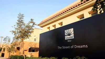 Show homes in the Street of Dreams at Emaar Misr's Uptown Cairo development. Stephen Lock / The National