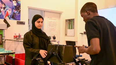 Students at Khalifa University in Abu Dhabi are building a lunar rover that could be part of the UAE’s next Moon mission. All photos: Khushnum Bhandari / The National
