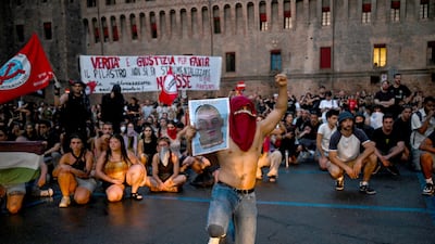 The death of Abderrahim Fakir sparked demonstrations in Bologna, northern Italy. Reuters