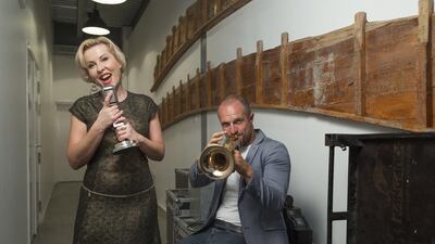 Flory Tuchel, left, and Bobby Valchev. Antonie Robertson / The National