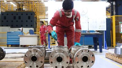 Weir Group's new 25,000 square metre engineering plant will employ about 250 people. Pawan Singh / The National