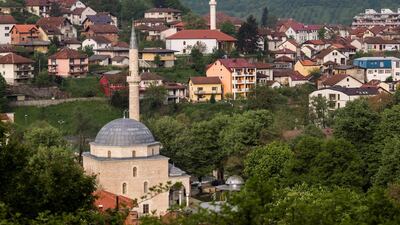 The Aladza Mosque was listed on UNESCO's World Heritage List. EPA