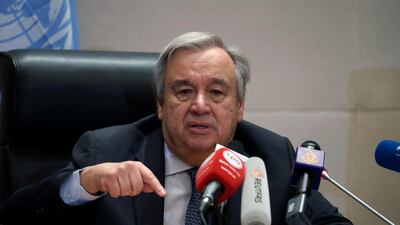 Antonio Guterres, United Nations Secretary General. Reuters