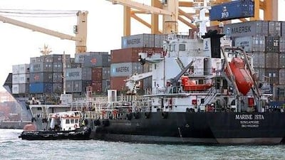 DP World will also cancel $2bn of its existing revolving credit facility due to mature in October and open a new five-year revolving credit facility of $1bn. Pawan Singh / The National