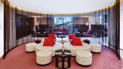 The lobby area at the W Hotel & Residences in Doha’s West Bay. Courtesy Starwood Hotels and Resorts