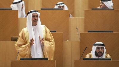 Ali Jassim, the veteran FNC member from Umm Al Quwain and a long-time campaigner against domestic abuse, says the council is preparing to discuss a comprehensive study which he hopes will lead to a law that would protect women, senior citizens and children. Mona Al Marzooqi/ The National