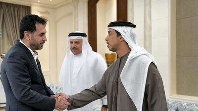 Asadullah Khalid offers condolences to Sheikh Mansour bin Zayed, Deputy Prime Minister and Minister of Presidential Affairs.