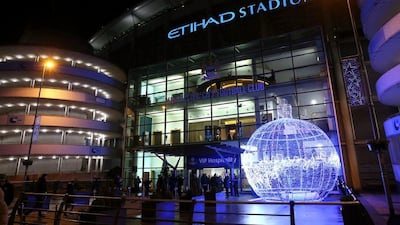 A general view of the Etihad Stadium prior to the Champions League match on Tuesday between Manchester City and Borussia Monchengladbach. Alex Livesey / Getty Images