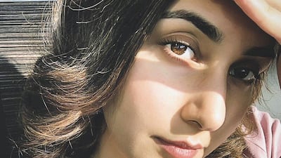 Indian actor and singer, Raashi Khanna, arriving in Dubai. Twitter / Raashi Khanna