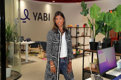 Ambareen Musa, founder and chief executive of Yabi by Souqamal, plans to launch the start-up in Saudi Arabia in October. Pawan Singh / The National