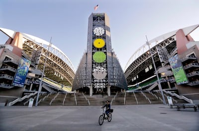 The Seattle Seahawks' stadium. AP