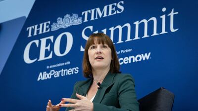 UK shadow chancellor Rachel Reeves at the Times CEO summit in London. PA