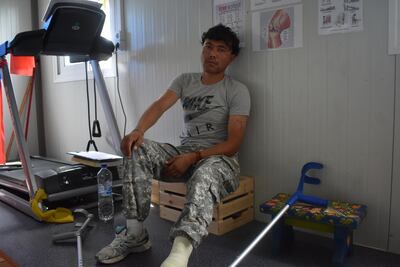 Sohrab, a 25-year-old Afghan refugee Claire Corkery / The National