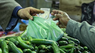 The cost of fruit in Egypt soared by 62 per cent in April, pushing up food prices. Bloomberg