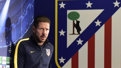 Diego Simeone will reunite with Luciano Vietto, who earned his first senior appearance under the Atletico Madrid manager when the pair where at Racing Club. Javier Soriano / AFP