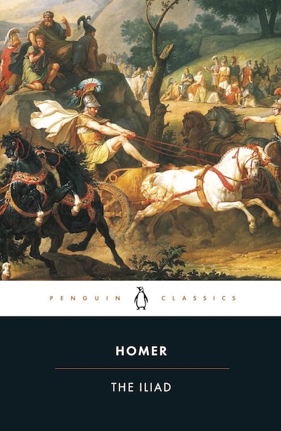 Homer’s account of the final weeks of the Trojan War establishes the army and rivalries Odysseus leaves behind. Photo: Penguin UK