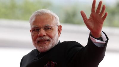 Indian prime minister Narendra Modi arrives to the plenary session of G20 Hangzhou Summit in Hangzhou, China. Mikhail Svetlov / Getty Images