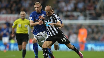 Gabriel Obertan scored the only goal in Newcastle's 1-0 win over Leicester City on Saturday. Ian MacNicol / AFP / October 18, 2014