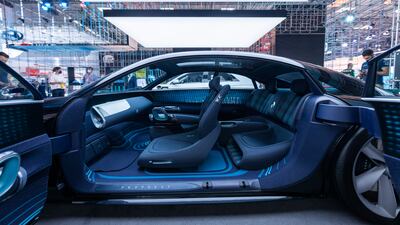 Hyundai says its Prophecy concept car 'signifies a bright future' for the company's designs, as well as providing 'innovative mobility solutions' for the customers of tomorrow. Getty Images