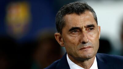 Barcelona manager Ernesto Valverde does not like the direction football has taken lately. AP Photo