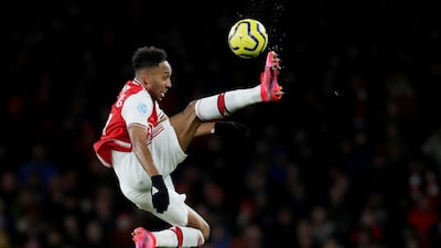 Arsenal's Pierre-Emerick Aubameyang. Reuters
