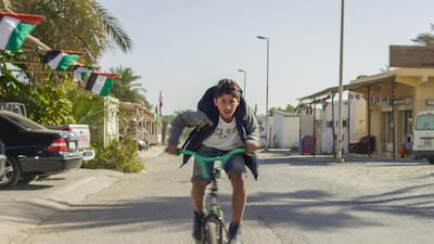 The film stars Junaa Al Zaabi as a young Emirati who wants to emulate the career of UAE international football star Omar Abdulrahman. Courtesy Cinema Vision Films