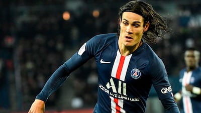 Edinson Cavani will remain at Paris Saint-Germain until at least the summer after his expected move to Atletico Madrid fell through. AFP
