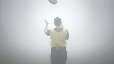 Dubai, United Arab Emirates - September 27th, 2017: Standalone. Fog pics in Dubai, GEMS World Academy senior rugby team. Wednesday, September 27th, 2017 at GEMS World Academy, Dubai.