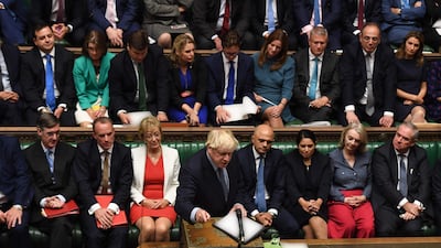 Amid shouts, angry gestures and repeated cries of “Order!” in the House of Commons, Boris Johnson defended his intention to withdraw Britain from the EU on October 31, with or without a deal. AFP