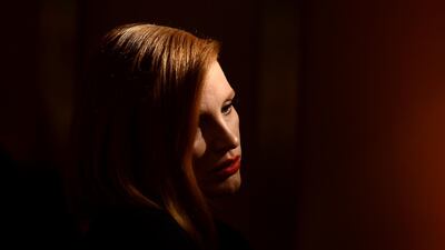 Jessica Chastain arrives at the Marie Claire Change Makers Celebration in West Hollywood, California. AP Photo