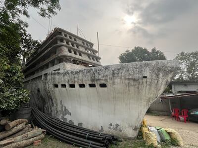 The exterior is modelled closely on the original Titanic. Photo: Anurag Khat