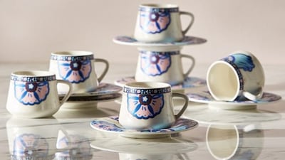 Fleur 12-piece espresso set from Home Centre; Dh62 (down from Dh89).