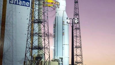 Saudi Arabia succeeded in launching the Saudi Telecom Satellite (SGS-1) on Tuesday night. Photo Courtesy SPA