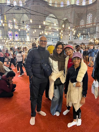 Cherry Pachisia and her family absorb the history and tradition in Turkey last year after a plan to visit Europe did not work out due to challenges in securing visa appointments. Photo: Cherry Pachisia