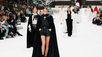 Karl Lagerfeld's last collection for Chanel Fall/Winter 2019/20 women's collection at Paris Fashion Week. Photo: Reuters