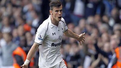 Gareth Bale's goal for Tottenham against Sunderland on the final day of last season looks to be the last he will score for the club. Ian Kington / AFP