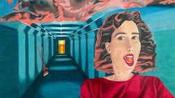 2020 Dreams by Paraguayan artist Cynthia Acuna, one of four artists featured in online exhibition Held/Unheld. Photo: Maha Al Mansoori Art Gallery