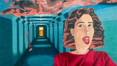 2020 Dreams by Paraguayan artist Cynthia Acuna, one of four artists featured in online exhibition Held/Unheld. Photo: Maha Al Mansoori Art Gallery