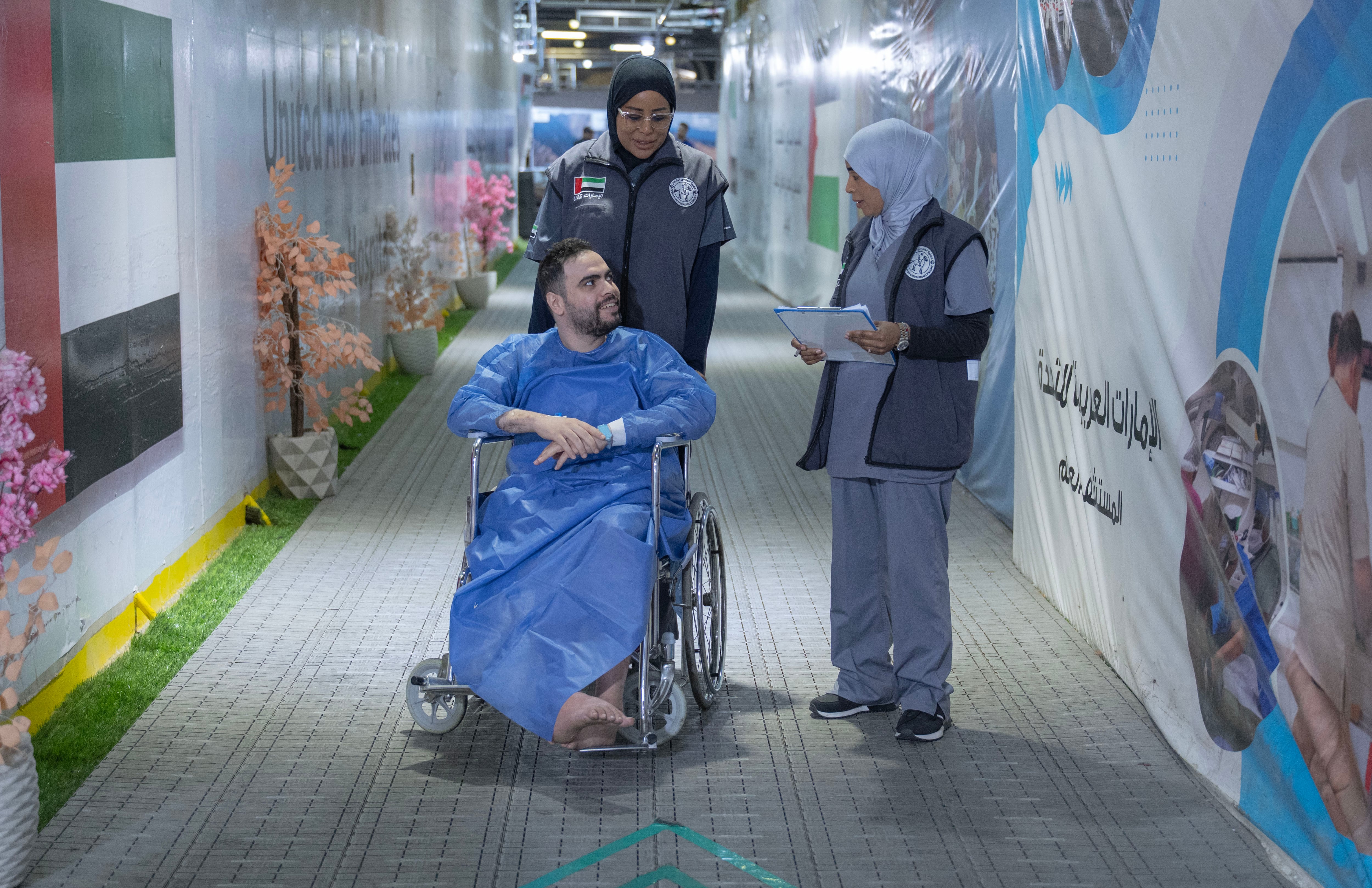 Gazan patient undergoes leg-lengthening surgery at UAE's floating hospital