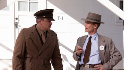 Damon, left, and Murphy in the film