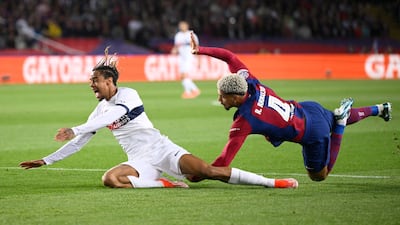 Involved in two key moments in match. Would have been through on goal until Araujo challenge that earned defender red card. His superb low cross then set-up Dembele for Barca’s first goal. AFP