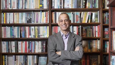 Ghassan Fergiani at his shop West End Lane Books, London. Randi Sokoloff for The National