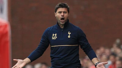 Tottenham Hotspur manager Mauricio Pochettino saw his team win 4-0 away to Stoke City on Saturday, September 10, 2016. Lindsey Parnaby / AFP