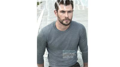 Luxury magazine's October cover