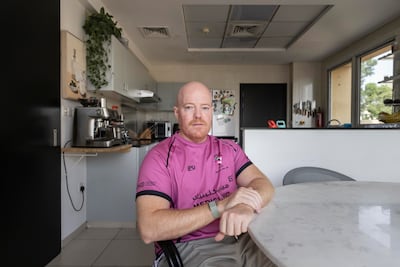 Matt Born at his home in Dubai. Antonie Robertson / The National