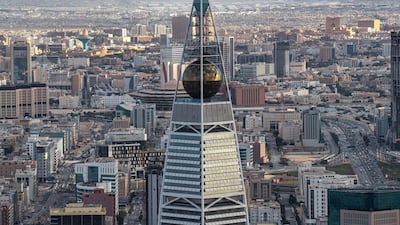 An aerial view of the Al Faisaliyah Center in Riyadh, Saudi Arabia. The managers of the Evli Emerging Frontier fund, Burton Flynn and Ivan Nechunaev, spent a month in the country as part of a year-long trip to meet firms in 12 different markets. The pair are debating whether to add three more countries by extending their trip for another three months. EPA