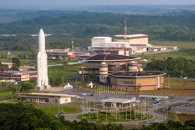 European space launches typically take place from Kourou in French Guiana. AFP